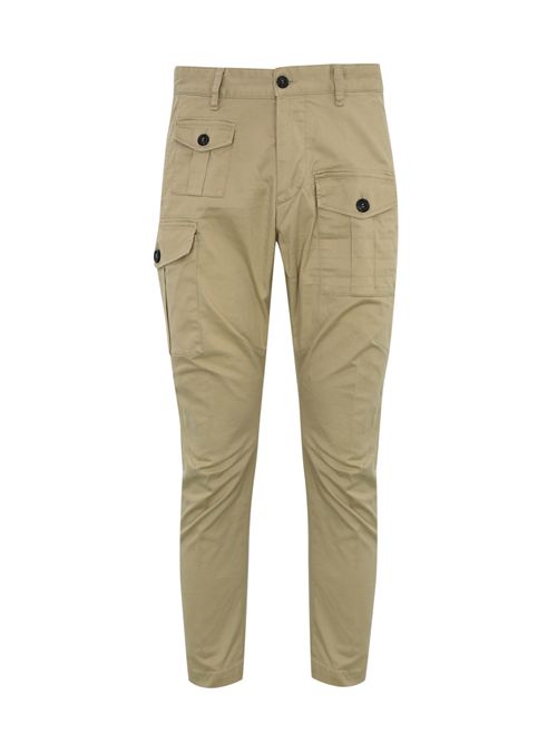 Pantalone Sexy Cargo Pants Desert Tan DSQUARED2 | S74KB0818 S39021111